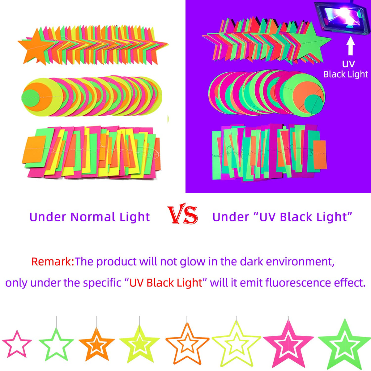 MFLUEEWR rectangle neon strip decor adds linear glow to walls or windows.