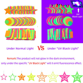 MFLUEEWR rectangle neon strip decor adds linear glow to walls or windows.