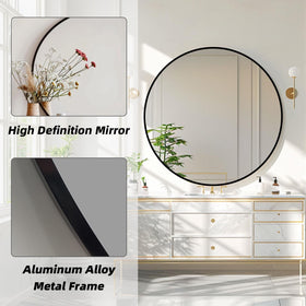 Mfring 30-inch metal frame detail adds durable, modern edge