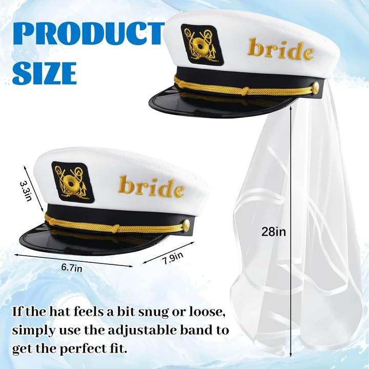 MGupzao Bride Captain Hat with Veil side view, adds bridal flair to portraits