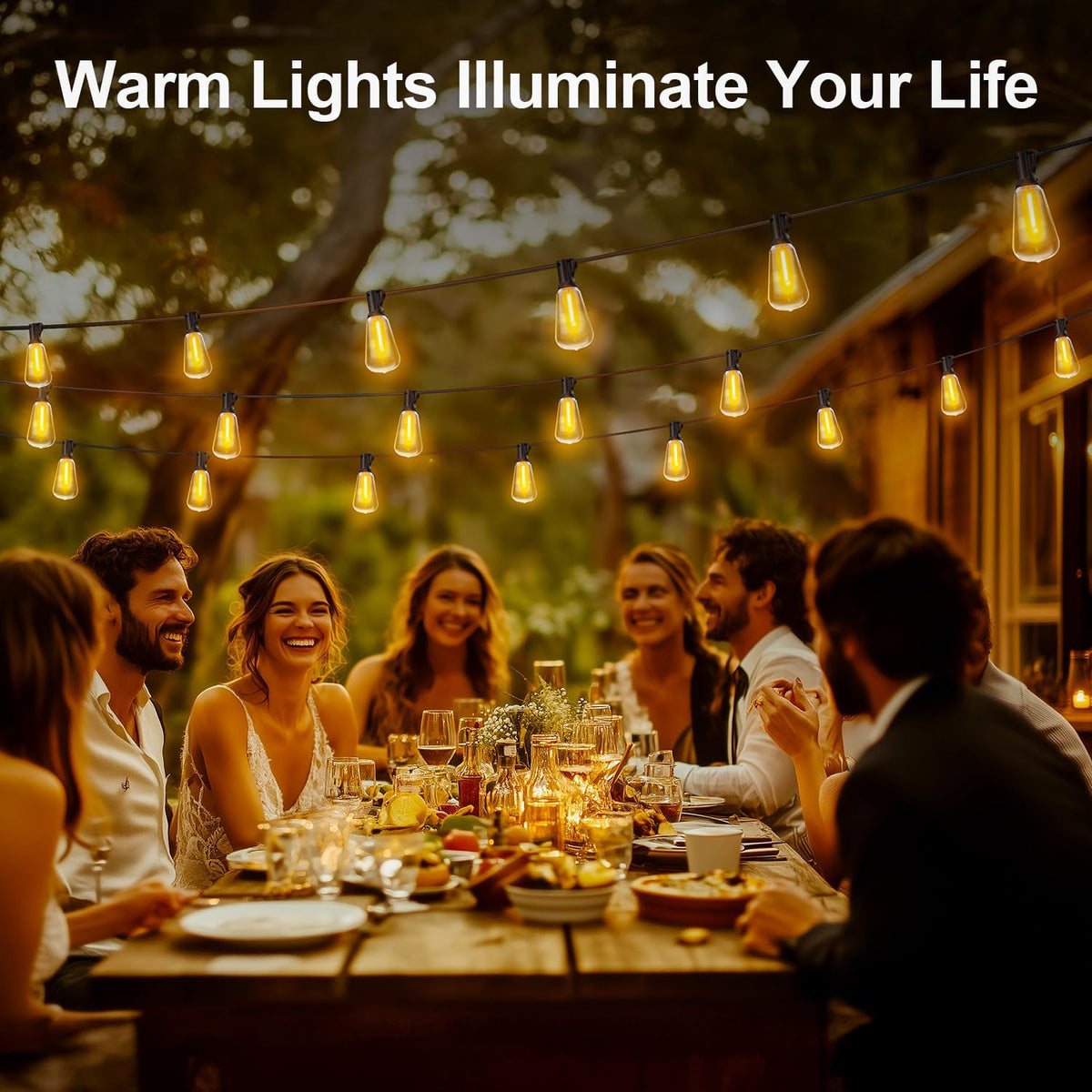 MGVIH romantic canopy lights create cozy backyard ambiance