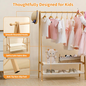 MHACVVO Foldable rack folded flat demonstrates space-saving storage option