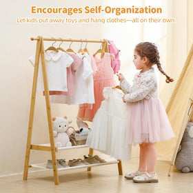 MHACVVO Kids wardrobe organizer suits playrooms and nurseries well