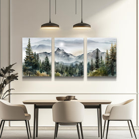 MHARTK66 contemporary wall art abstract painting—dramatic focal point for modern interiors