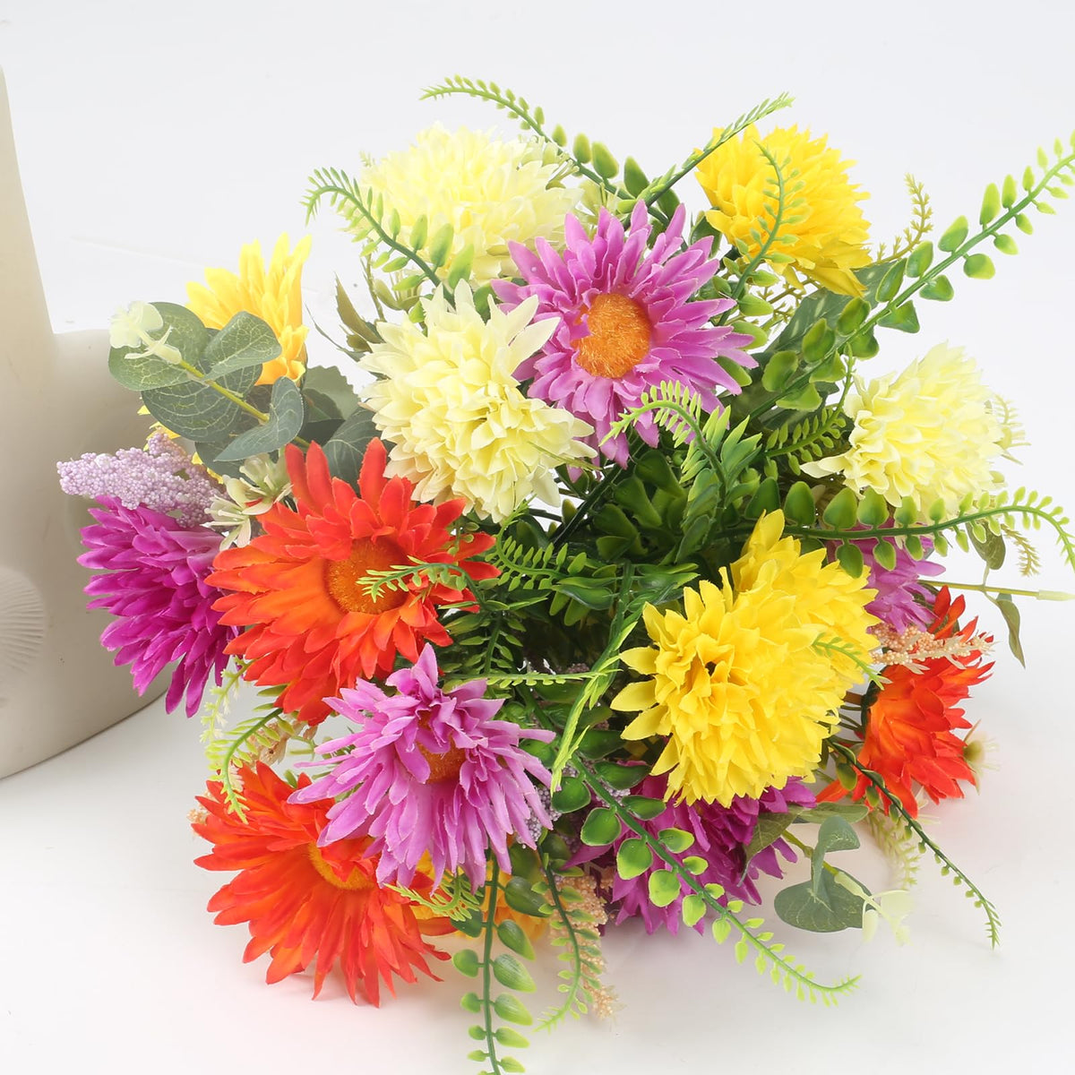 MHMJON indoor table vase decoration with long-lasting blooms