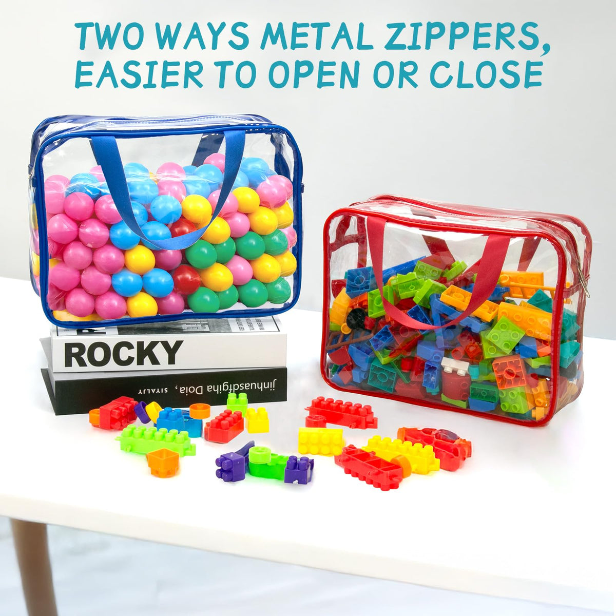 Mhtdet board-game bags neatly storing pieces to reduce clutter during play.