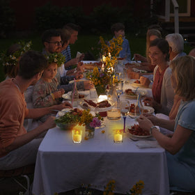 Mi Ka YIa emergency backup votives ensure reliable lighting.