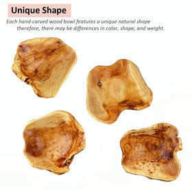 MIATTCLD irregular bowl with unique shape enhances table setting.