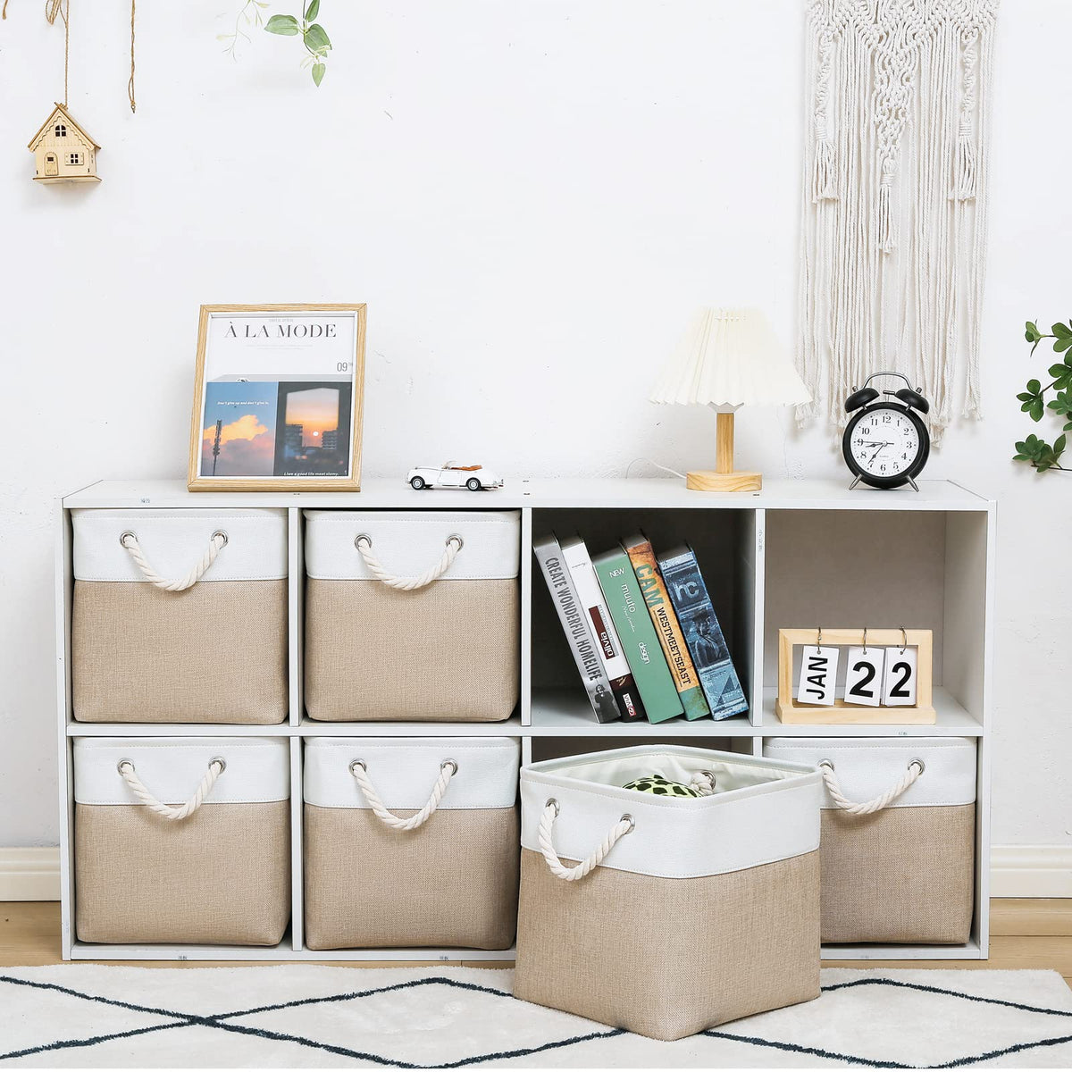 MidmmVick cube bin top frame showing sturdy structure and shape retention