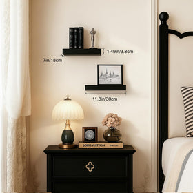 Mifurn hidden-bracket design delivers a minimalist look without visible supports.