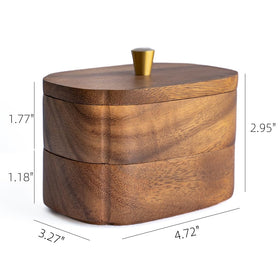 MIGAKU HOME versatile wooden organizer suitable for kitchen or office.