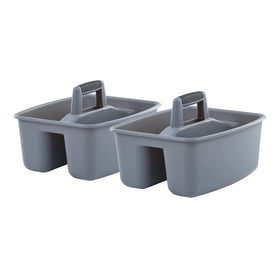 Mighty Tuff Rough & Rugged Caddy side view shows ample storage for cleaning supplies.