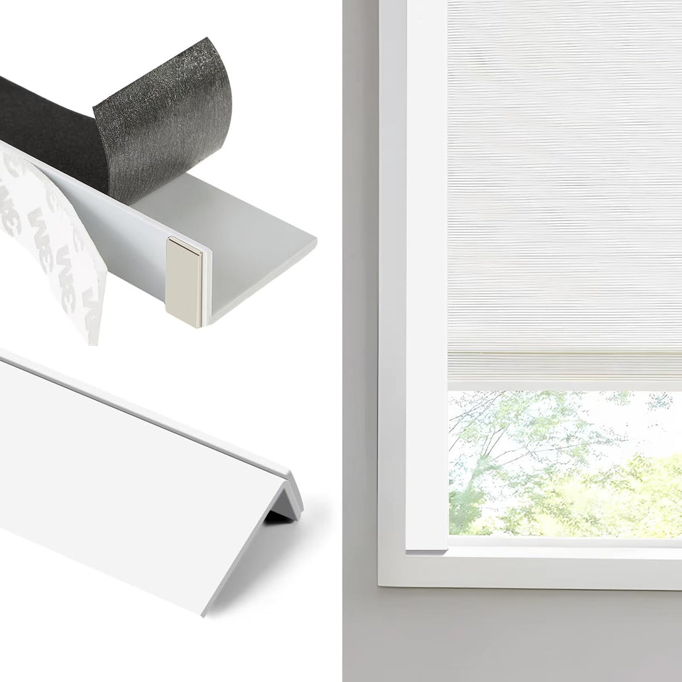 Miideayin blackout strips on side track 58 inch for enhanced light blocking
