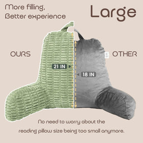 MIJIMO back support pillow with soft foam for comfortable posture during TV time