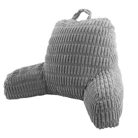 MIJIMO Reading Pillow in dark grey, 21-inch bed use for upright support