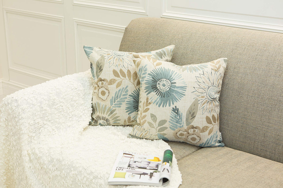 Mika Home jacquard fabric closeup shows textured durability