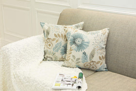 Mika Home jacquard fabric closeup shows textured durability
