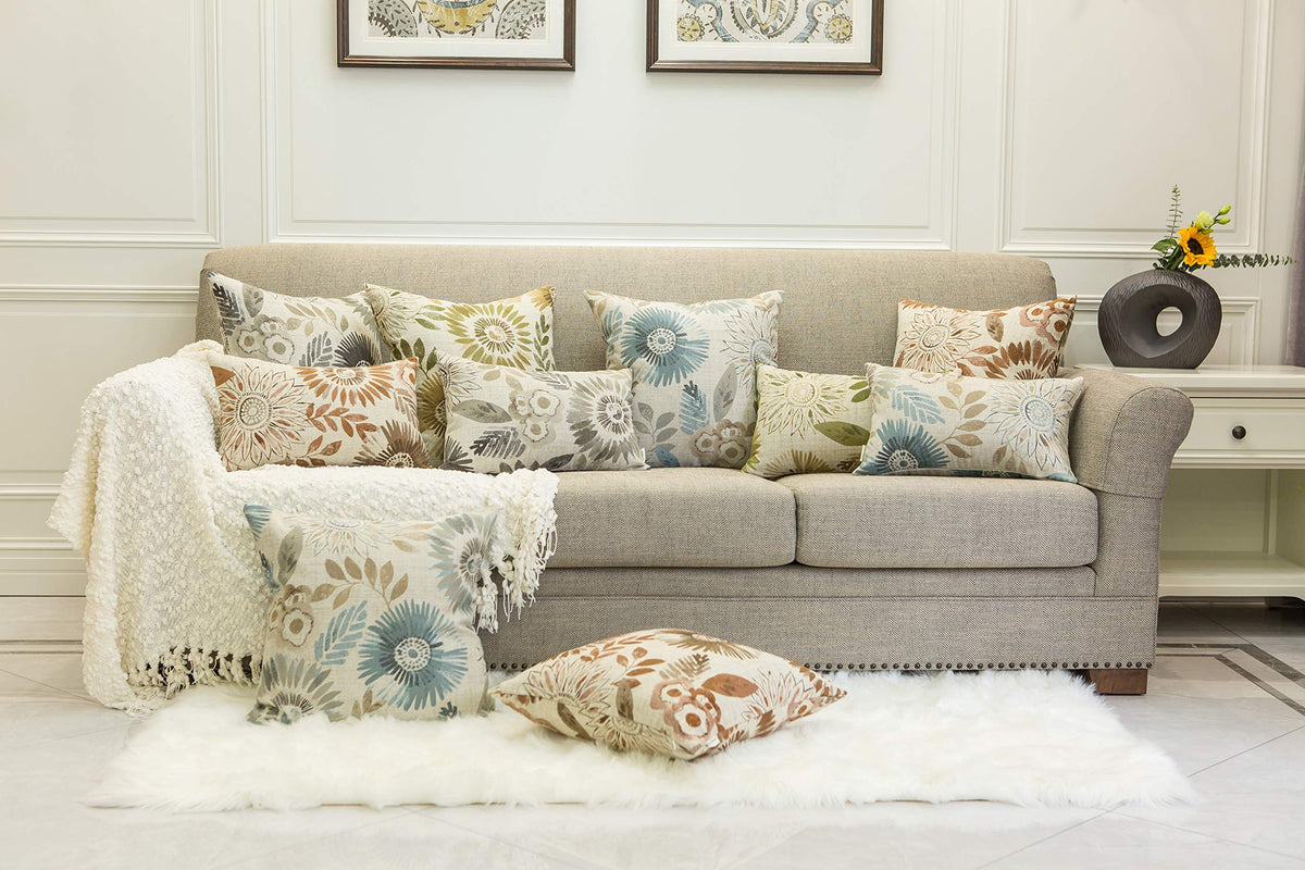 Mika Home machine washable pillow covers for easy care