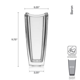 Mikasa Baron Crystal Vase gift box presentation ideal for gifting occasions.