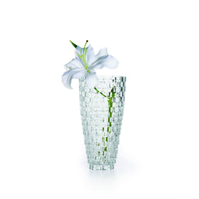 Mikasa Palazzo vase on dining table enhances elegant decor.