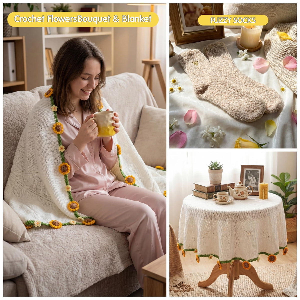 Mikimoony blanket draped on sofa creates cozy aesthetic and practical warmth.