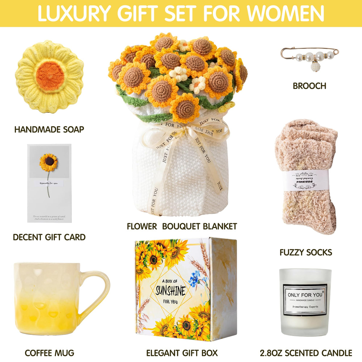 Mikimoony rose bouquet knit gift enhances anniversaries with lasting warmth.