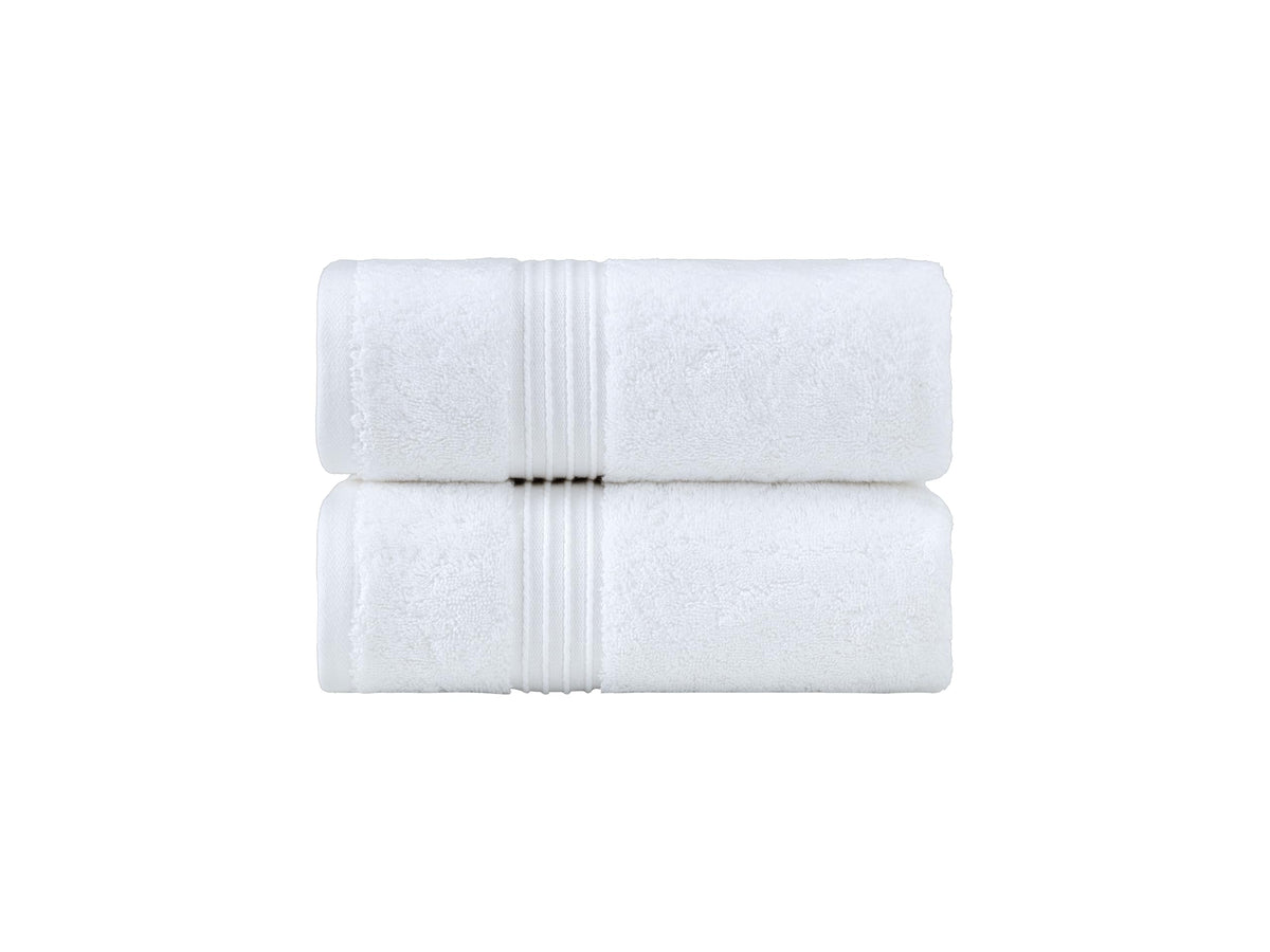 Milara Creations white Turkish hand towels with hanging loops for quick drying.