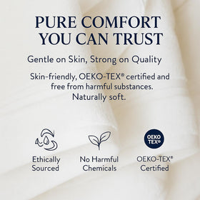 Milara two piece towel set neatly displayed for premium bathroom decor.