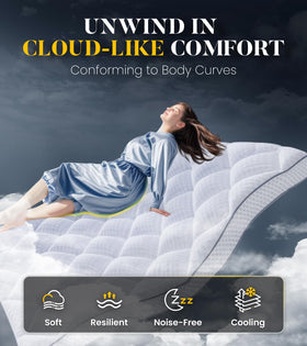 Milcabe topper with breathable 3D air mesh sides to stay cool at night