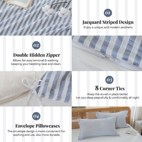 MILDLY pillowshams included complete the soft, coordinated bed ensemble.