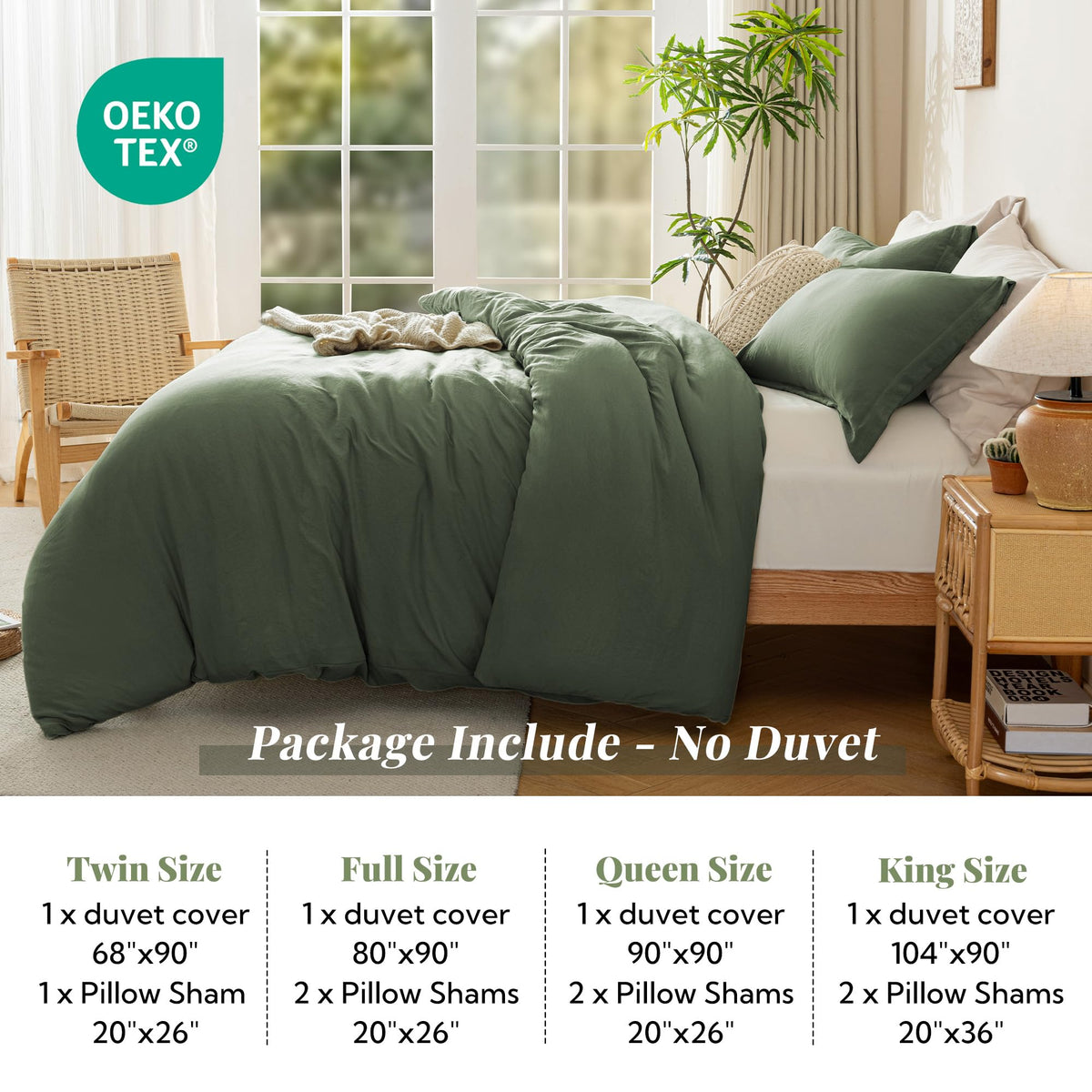 MILDLY pillow shams pair with the cover for a complete look