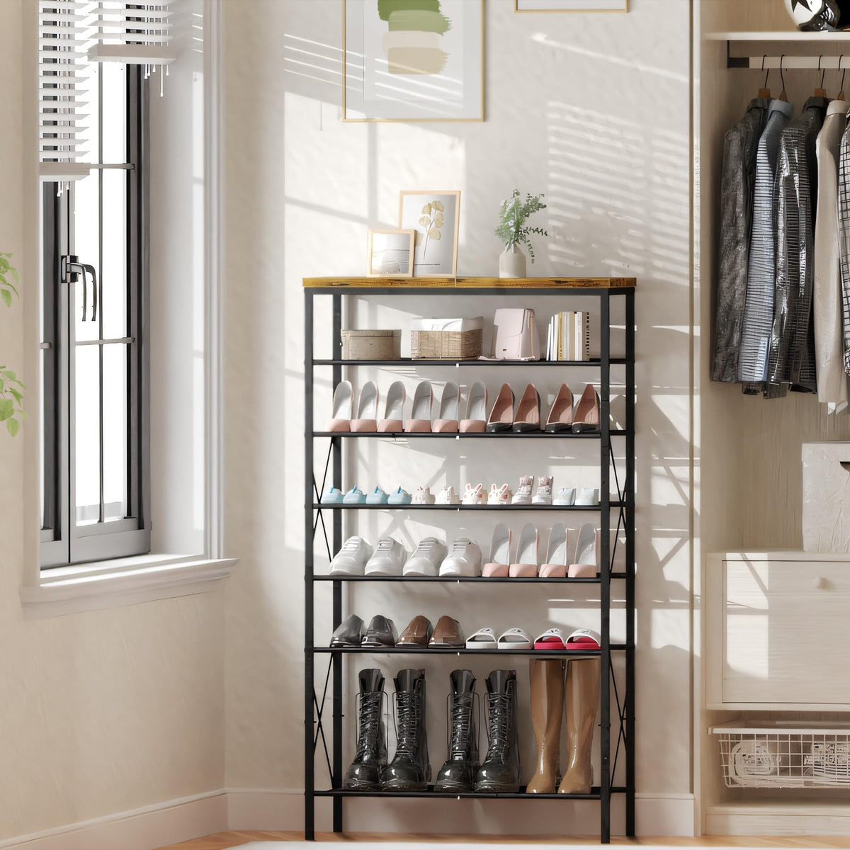 MILEFA sturdy metal and particleboard construction for lasting use.
