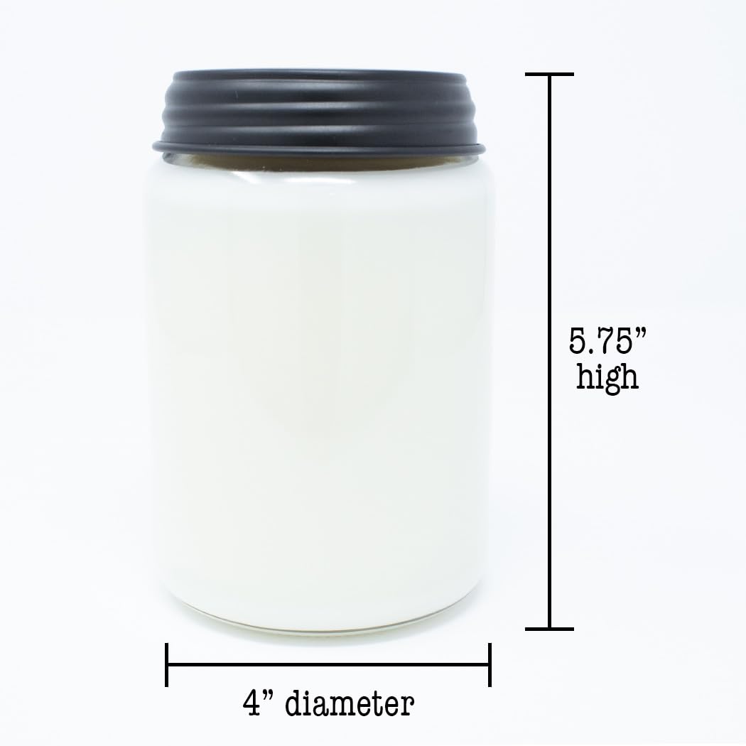Milkhouse Candle Company base notes detail with vanilla bean hint
