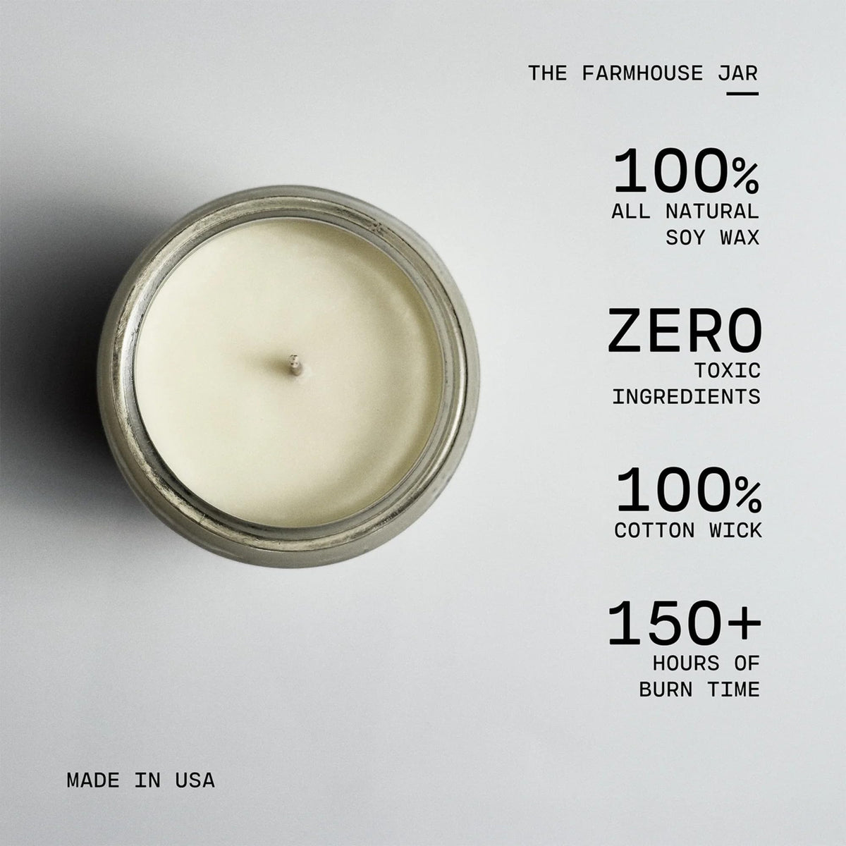 Milkhouse Candle Company middle notes closeup with creamy almond milk vibe