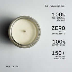 Milkhouse Candle Company middle notes closeup with creamy almond milk vibe