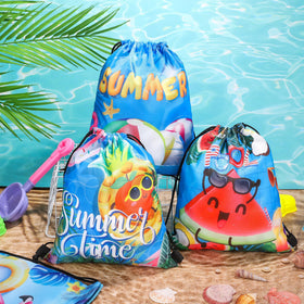 MIMIND beached ball motif bags are great for poolside giveaways