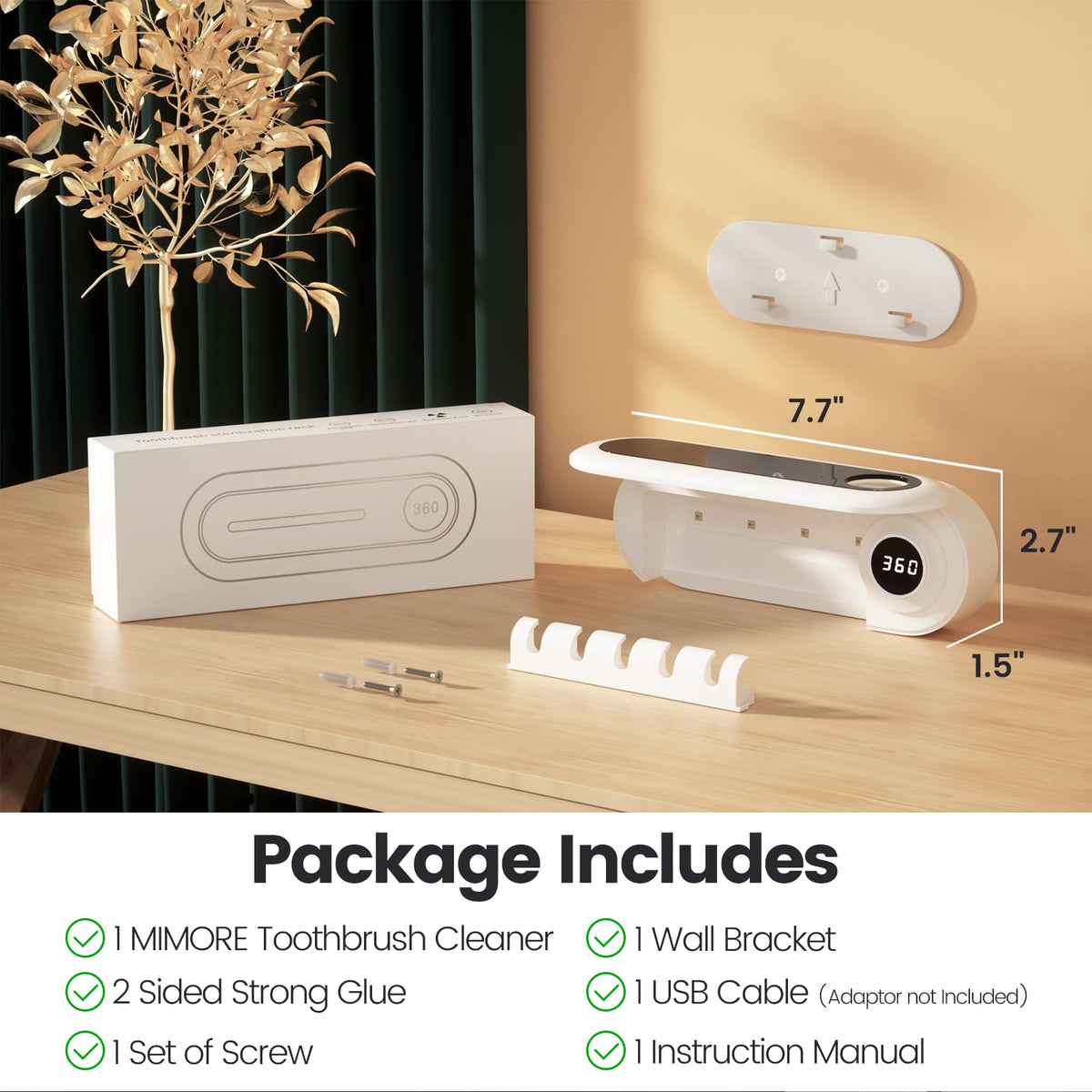MIMORE Sleek bathroom accessory that complements modern decor