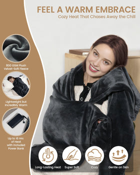 MIMYTH removable battery allows machine or hand washing of fabric