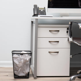 Mind Reader breathable mesh design reduces odors in office or home spaces.