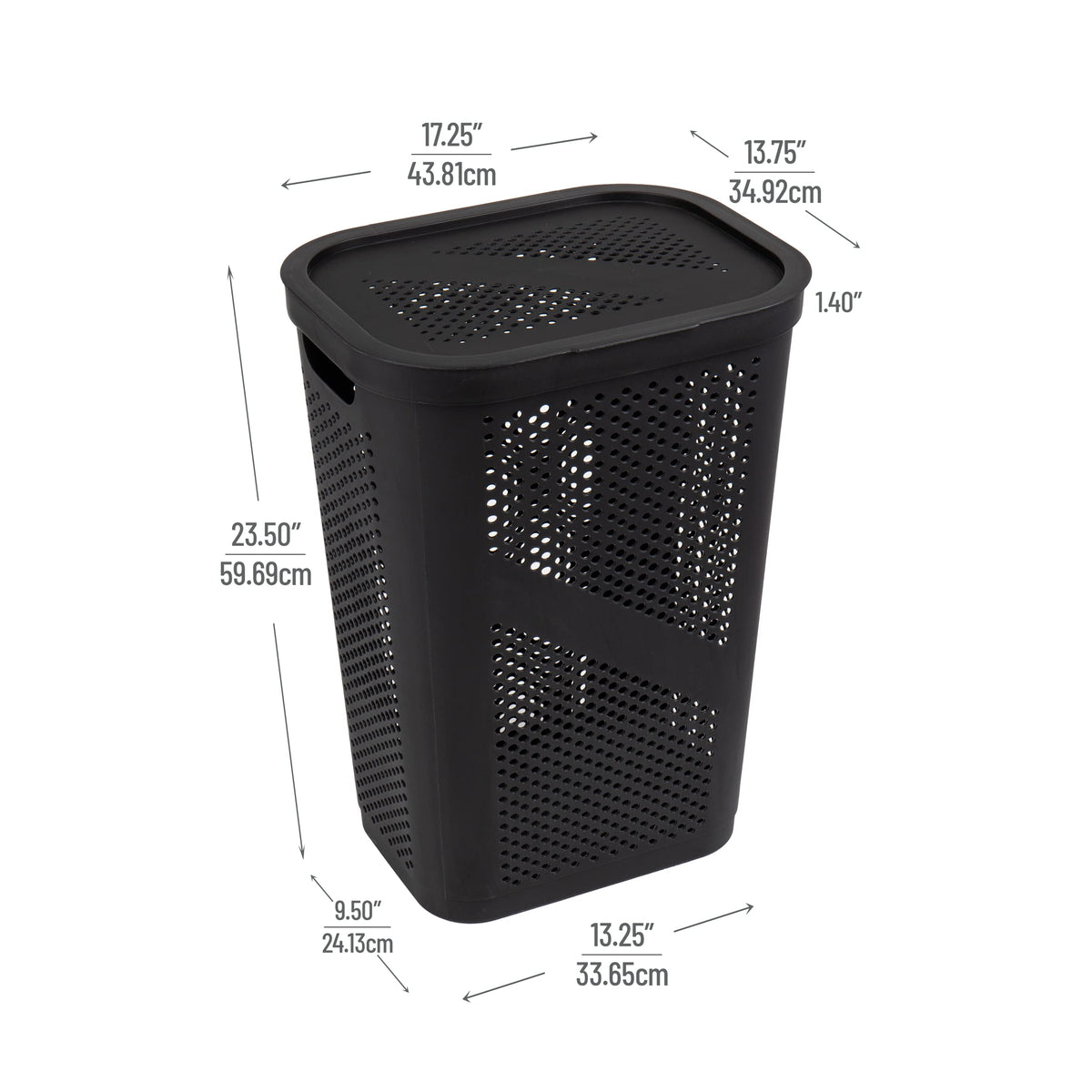 Mind Reader durable plastic construction supports up to 60 liters