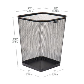 Mind Reader durable steel mesh construction stands up to daily use.