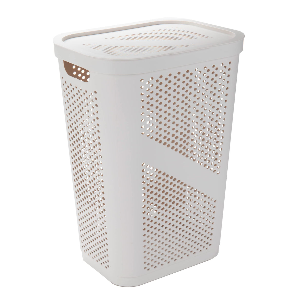 Mind Reader lid hides dirty clothes while keeping your space tidy.