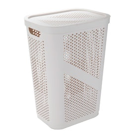 Mind Reader lid hides dirty clothes while keeping your space tidy.