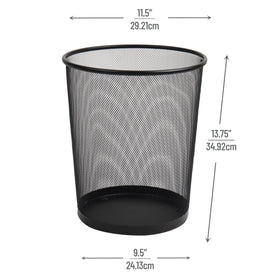 Mind Reader mesh trash can for kitchen use, easy to wipe and clean.