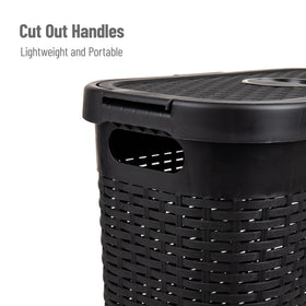 Mind Reader Slim Hamper's narrow profile fits tight spaces like bathrooms and closets.