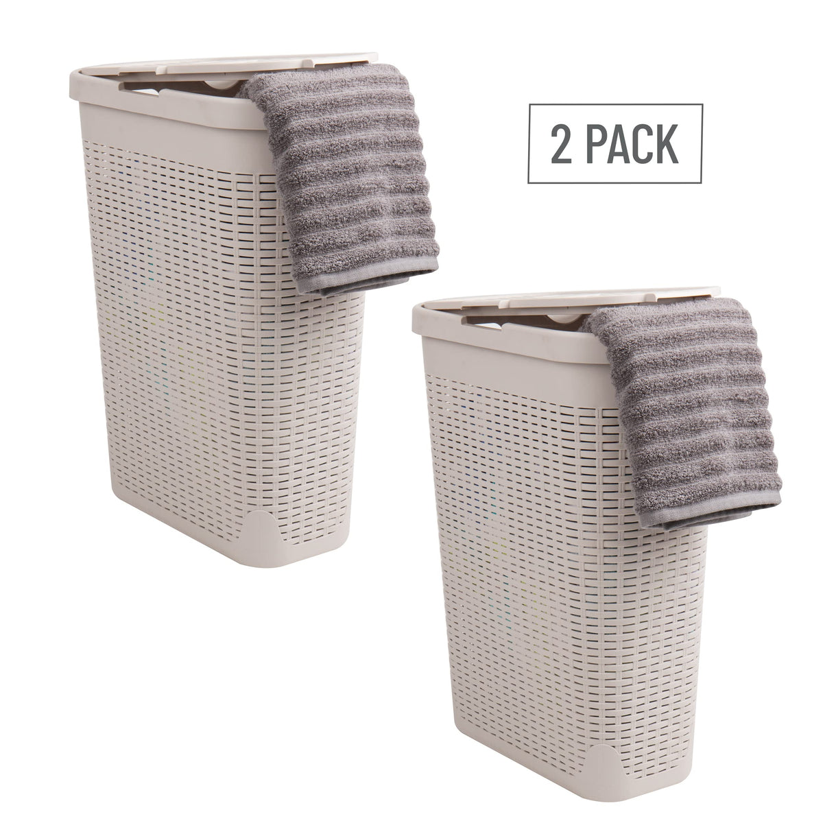 Top-loading opening eases loading with a wider mouth, base stays compact.