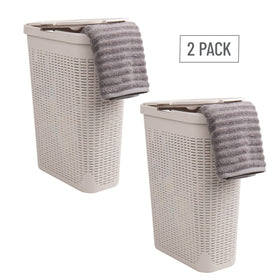 Top-loading opening eases loading with a wider mouth, base stays compact.