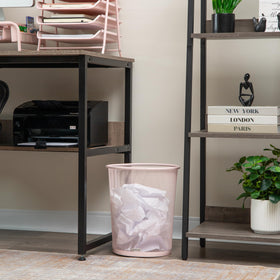 Mind Reader trash bin with 4.4-gallon capacity, efficient daily waste.