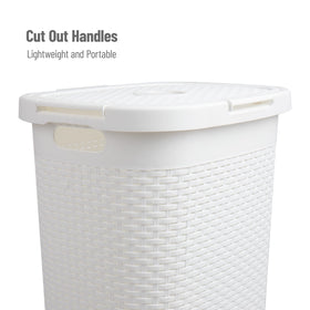 Mind Reader ventilated open cutout wicker for airflow.