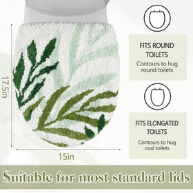 Mindsoft Green Leaves with non-slip backing prevents movement during use